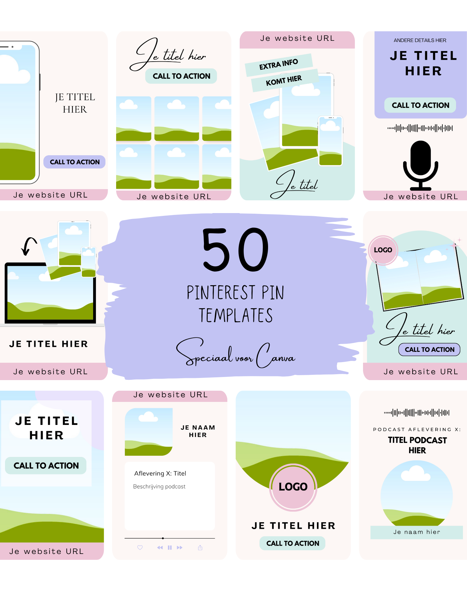 50 Pinterest templates - Pinteresanne